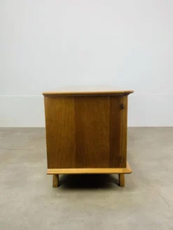 Enfilade en chêne blond, années 50, vintage