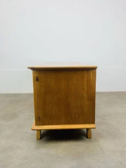 Enfilade en chêne blond, années 50, vintage