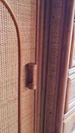 Enfilade en rotin, circa années 70