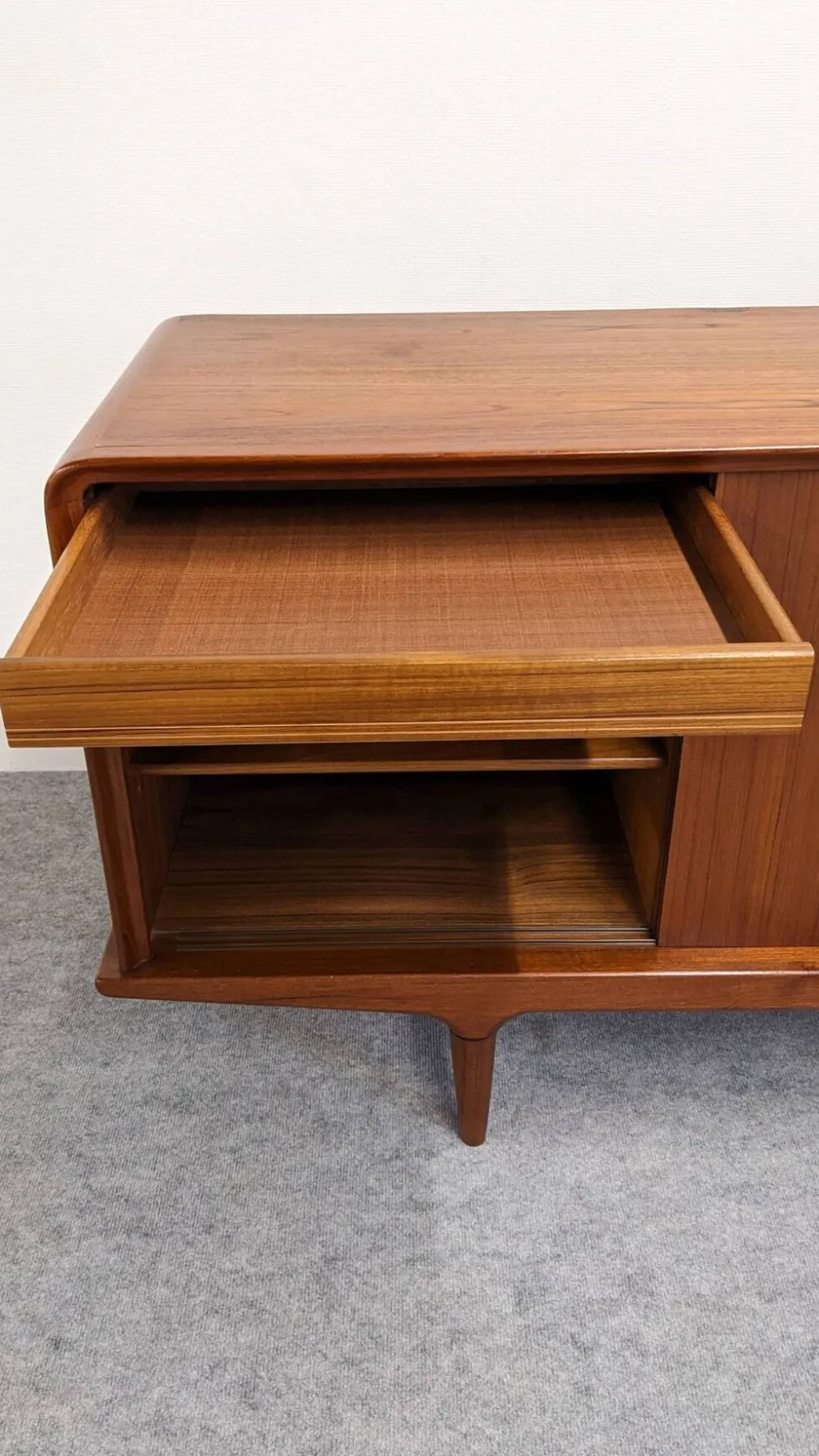 Enfilade en teck de Johannes Andersen pour Clausen & Son, Danemark 1960
