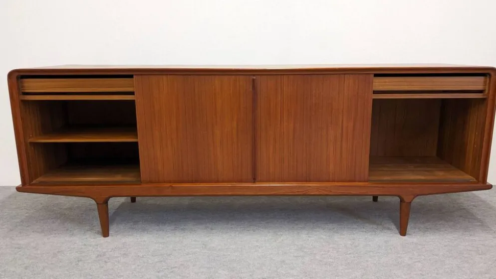 Enfilade en teck de Johannes Andersen pour Clausen & Son, Danemark 1960