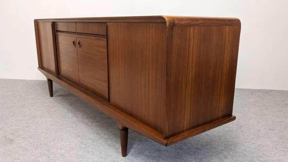 Enfilade en teck de Johannes Andersen pour Clausen & Son, Danemark 1960