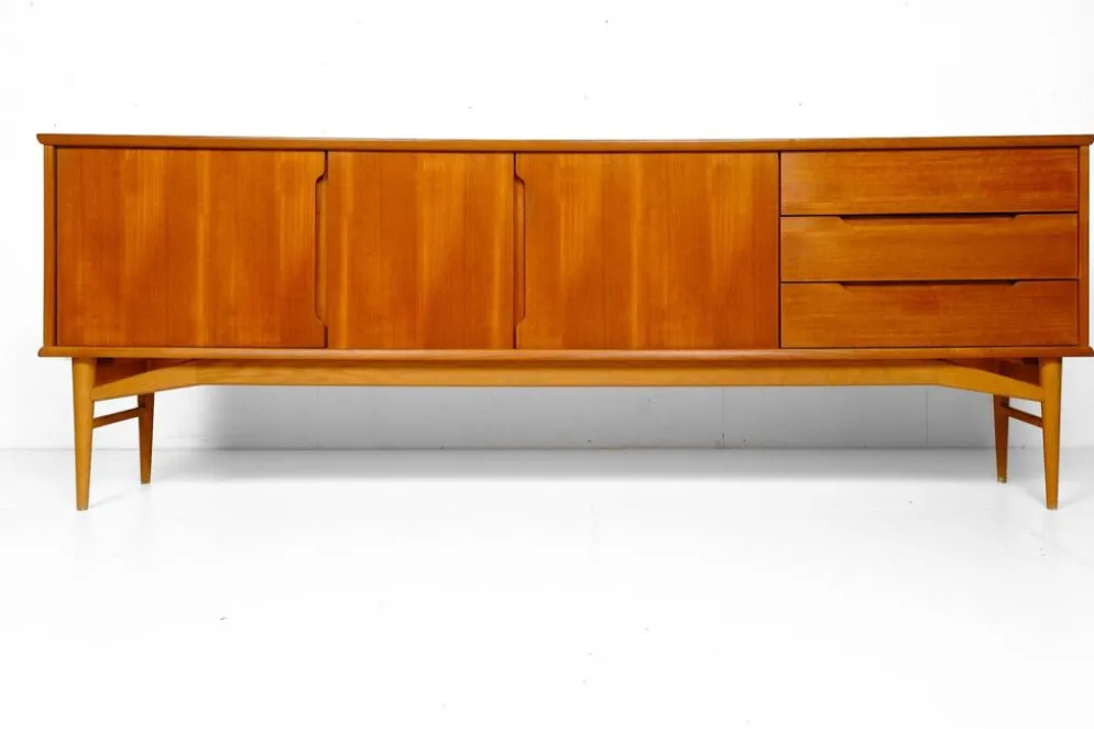 Enfilade en teck, Fredericia, by Borge Mogensen, build ca 1970