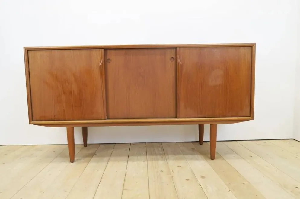 Enfilade en teck par Axel Christiansen pour ACO Møbler, Danemark 1960