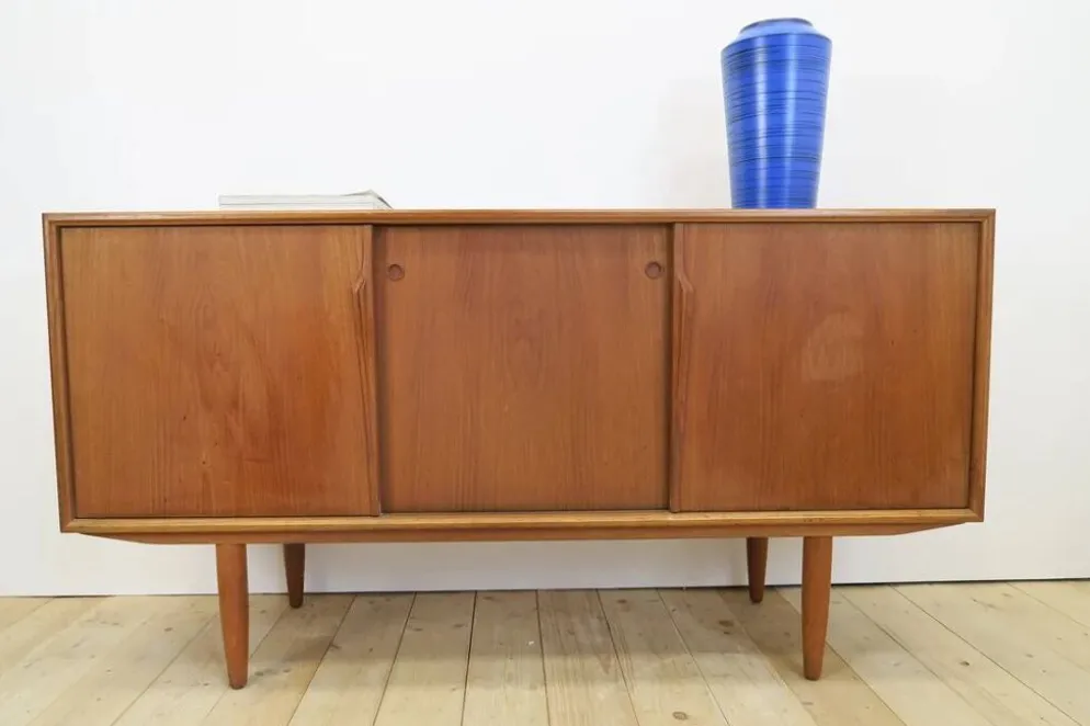 Enfilade en teck par Axel Christiansen pour ACO Møbler, Danemark 1960