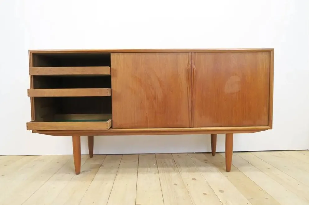 Enfilade en teck par Axel Christiansen pour ACO Møbler, Danemark 1960
