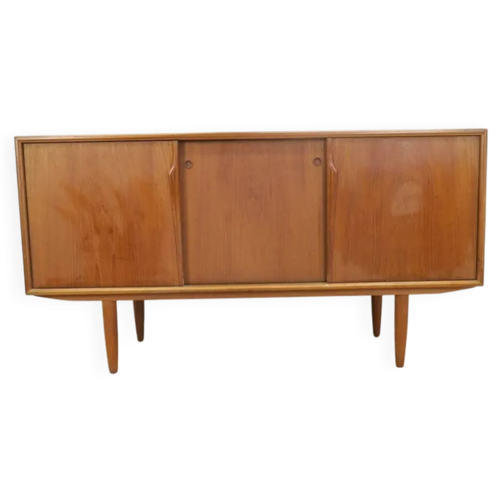 Enfilade en teck par Axel Christiansen pour ACO Møbler, Danemark 1960