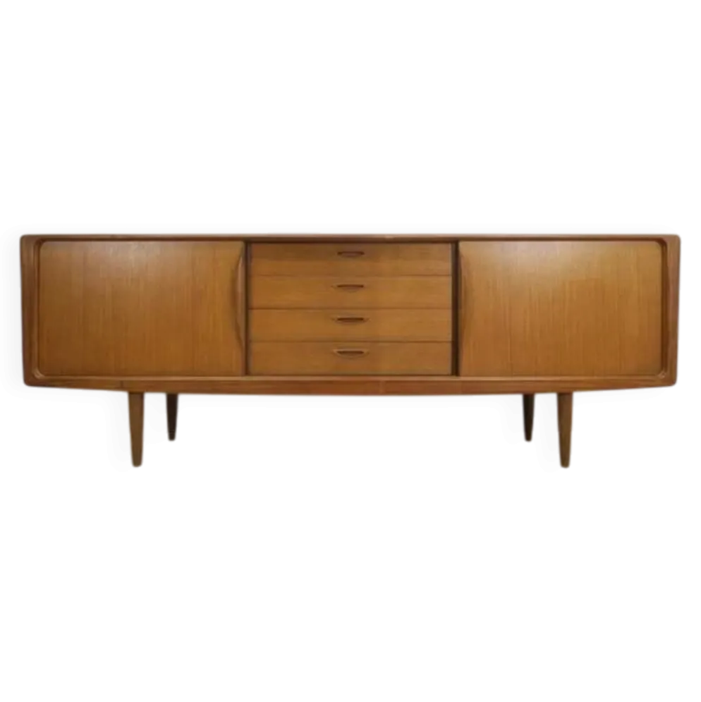 Enfilade en teck par Henry Walter Klein pour Bramin Møbler, Danemark 1960