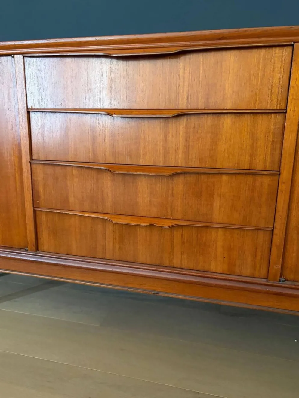 Enfilade en teck 60s