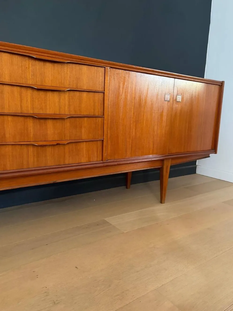 Enfilade en teck 60s