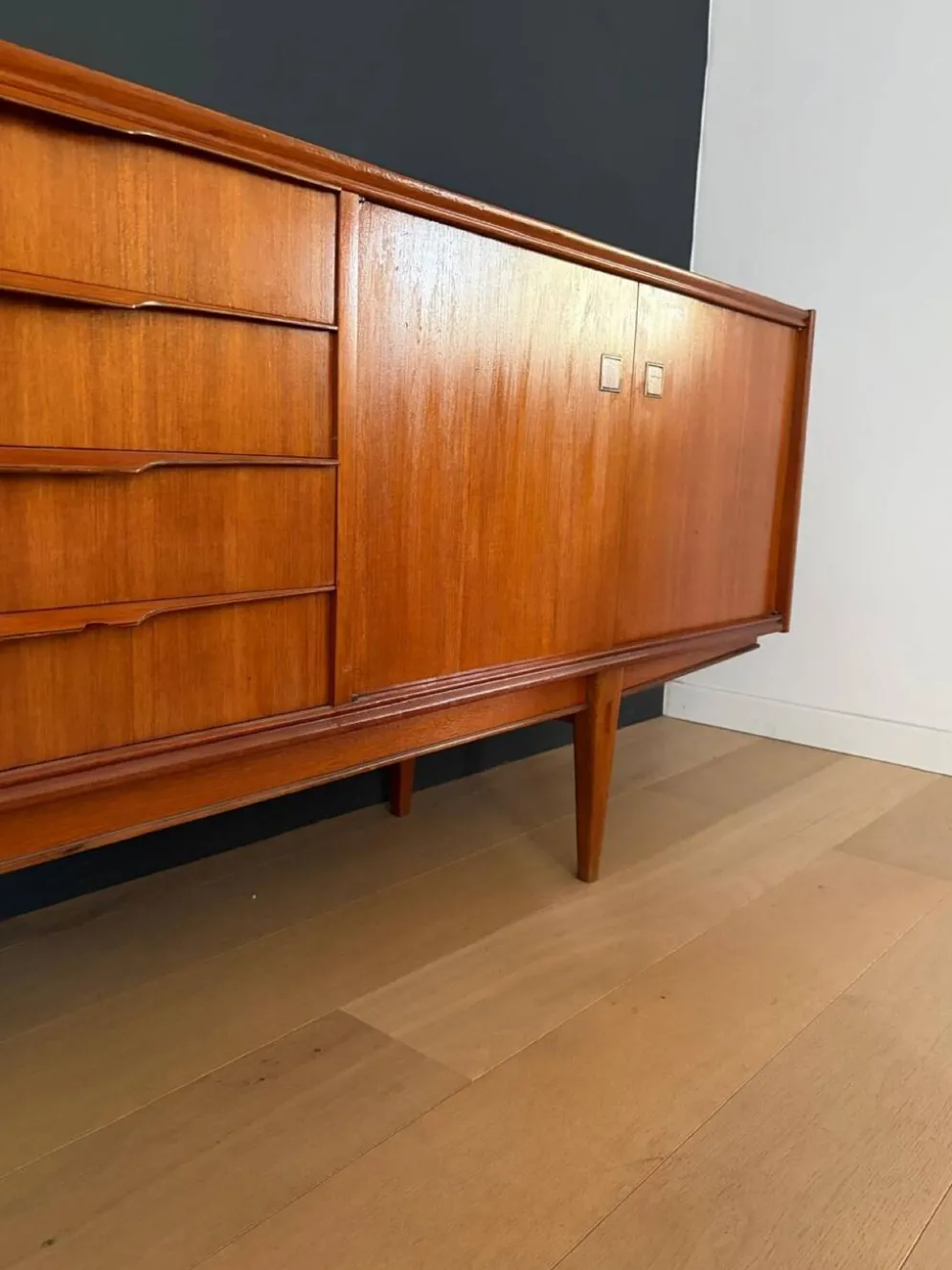Enfilade en teck 60s