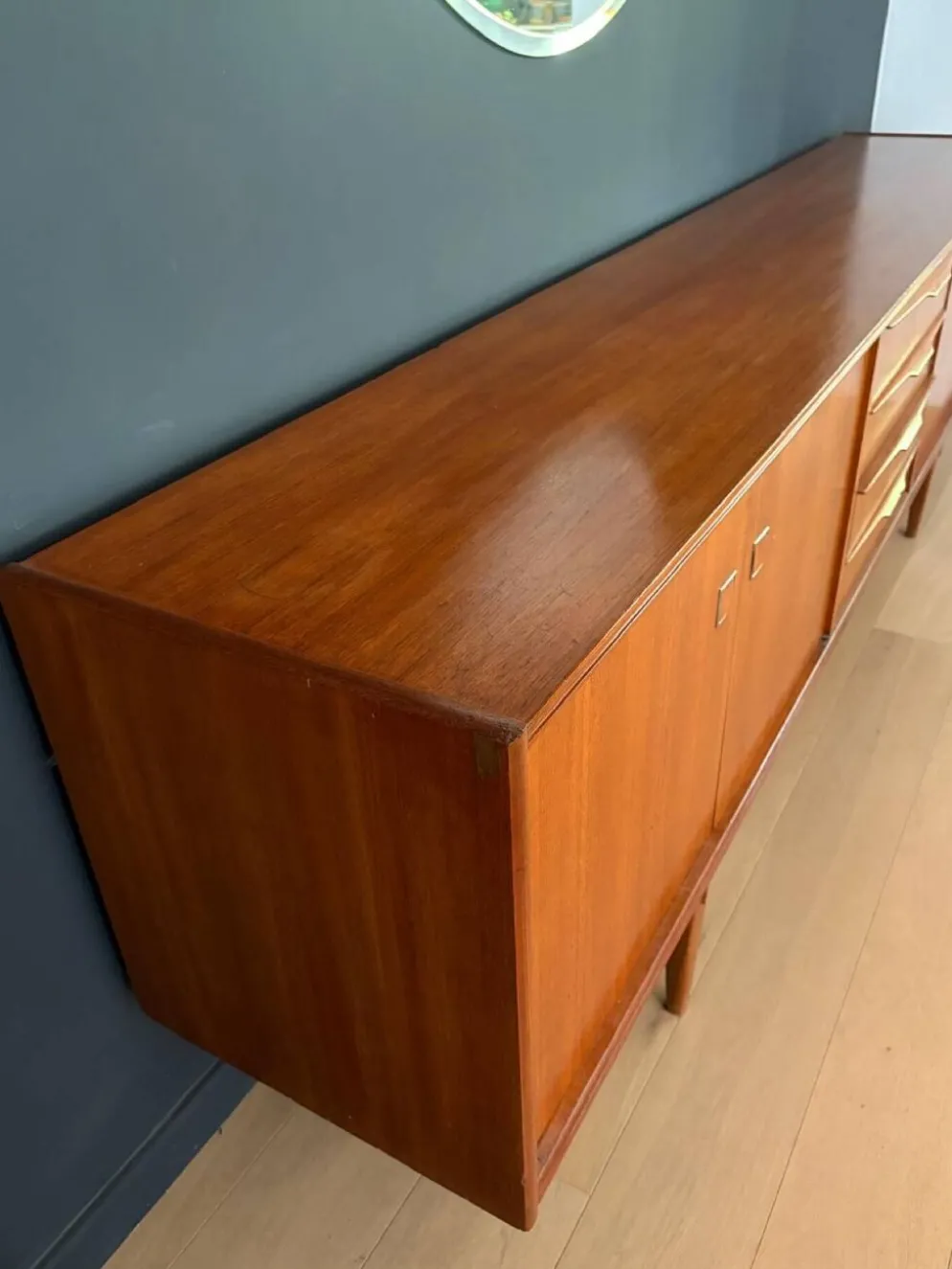 Enfilade en teck 60s