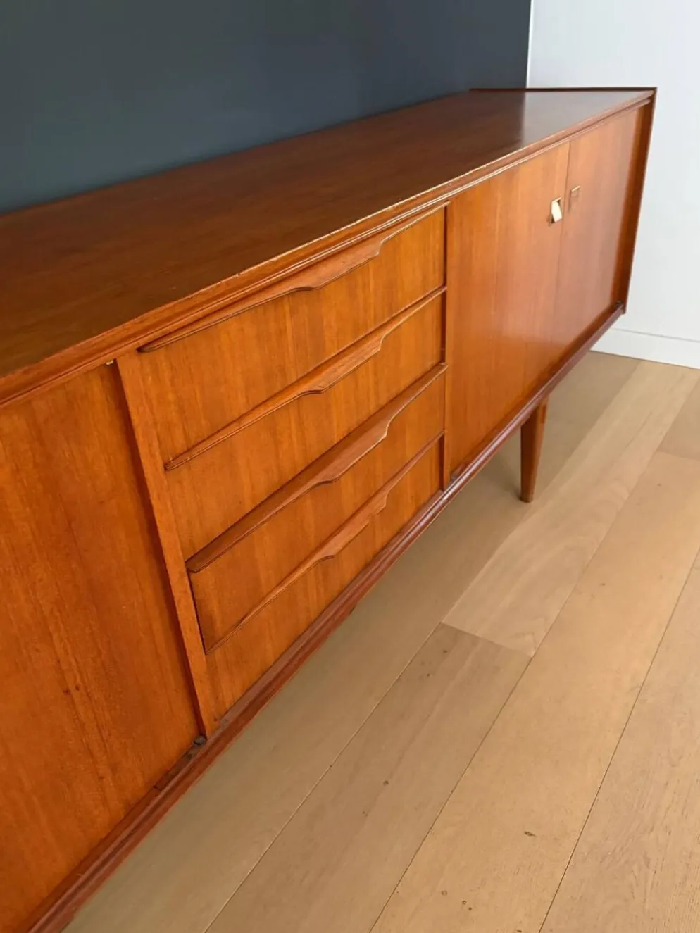 Enfilade en teck 60s