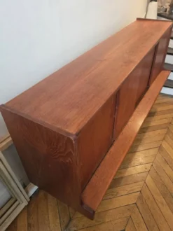 Enfilade / Highboard en teck par A. Jensen & Molholm pour Herning, Dan