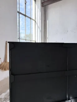 Enfilade meuble de métier XXL portes vitrées