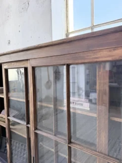 Enfilade meuble de métier XXL portes vitrées