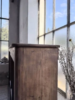 Enfilade meuble de métier XXL portes vitrées