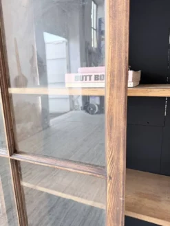 Enfilade meuble de métier XXL portes vitrées
