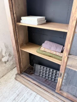 Enfilade meuble de métier XXL portes vitrées