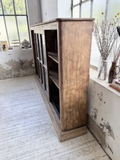 Enfilade meuble de métier XXL portes vitrées