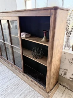 Enfilade meuble de métier XXL portes vitrées