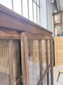 Enfilade meuble de métier XXL portes vitrées