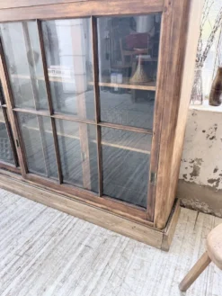 Enfilade meuble de métier XXL portes vitrées