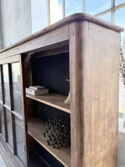 Enfilade meuble de métier XXL portes vitrées
