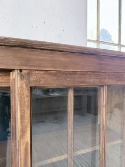 Enfilade meuble de métier XXL portes vitrées