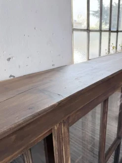 Enfilade meuble de métier XXL portes vitrées