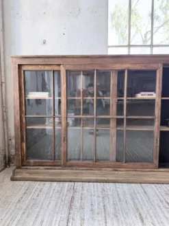 Enfilade meuble de métier XXL portes vitrées