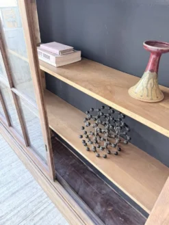 Enfilade meuble de métier XXL portes vitrées