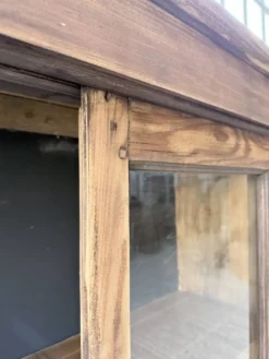 Enfilade meuble de métier XXL portes vitrées