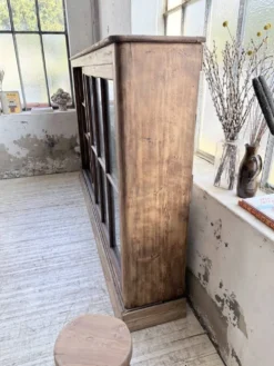 Enfilade meuble de métier XXL portes vitrées