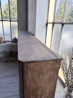 Enfilade meuble de métier XXL portes vitrées