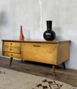 Enfilade meuble tv vintage look scandinave