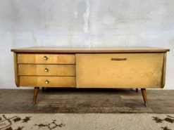 Enfilade meuble tv vintage look scandinave