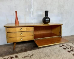 Enfilade meuble tv vintage look scandinave