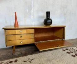 Enfilade meuble tv vintage look scandinave