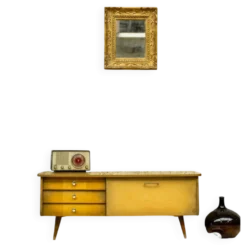 Enfilade meuble tv vintage look scandinave