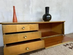Enfilade meuble tv vintage look scandinave