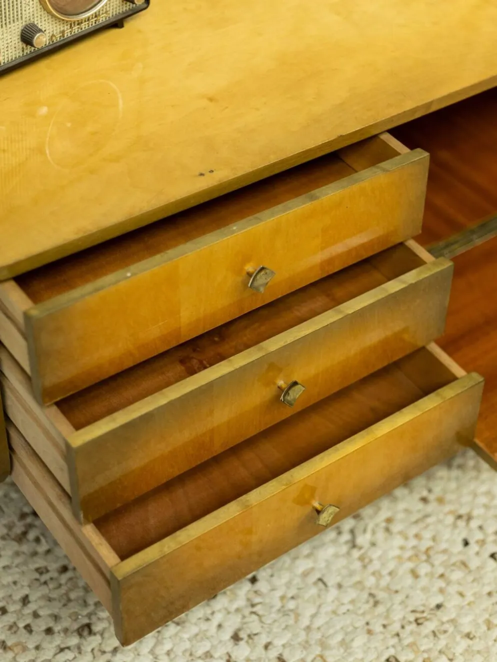 Enfilade meuble tv vintage look scandinave