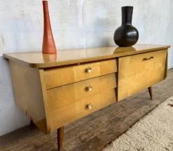 Enfilade meuble tv vintage look scandinave