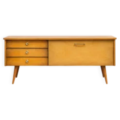 Enfilade meuble tv vintage look scandinave