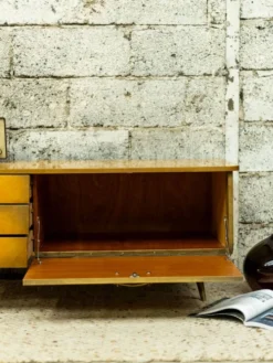 Enfilade meuble tv vintage look scandinave