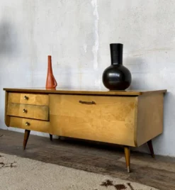 Enfilade meuble tv vintage look scandinave