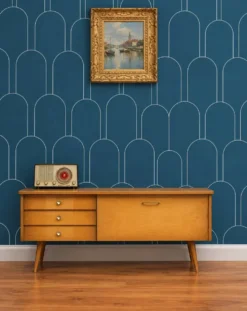 Enfilade meuble tv vintage look scandinave