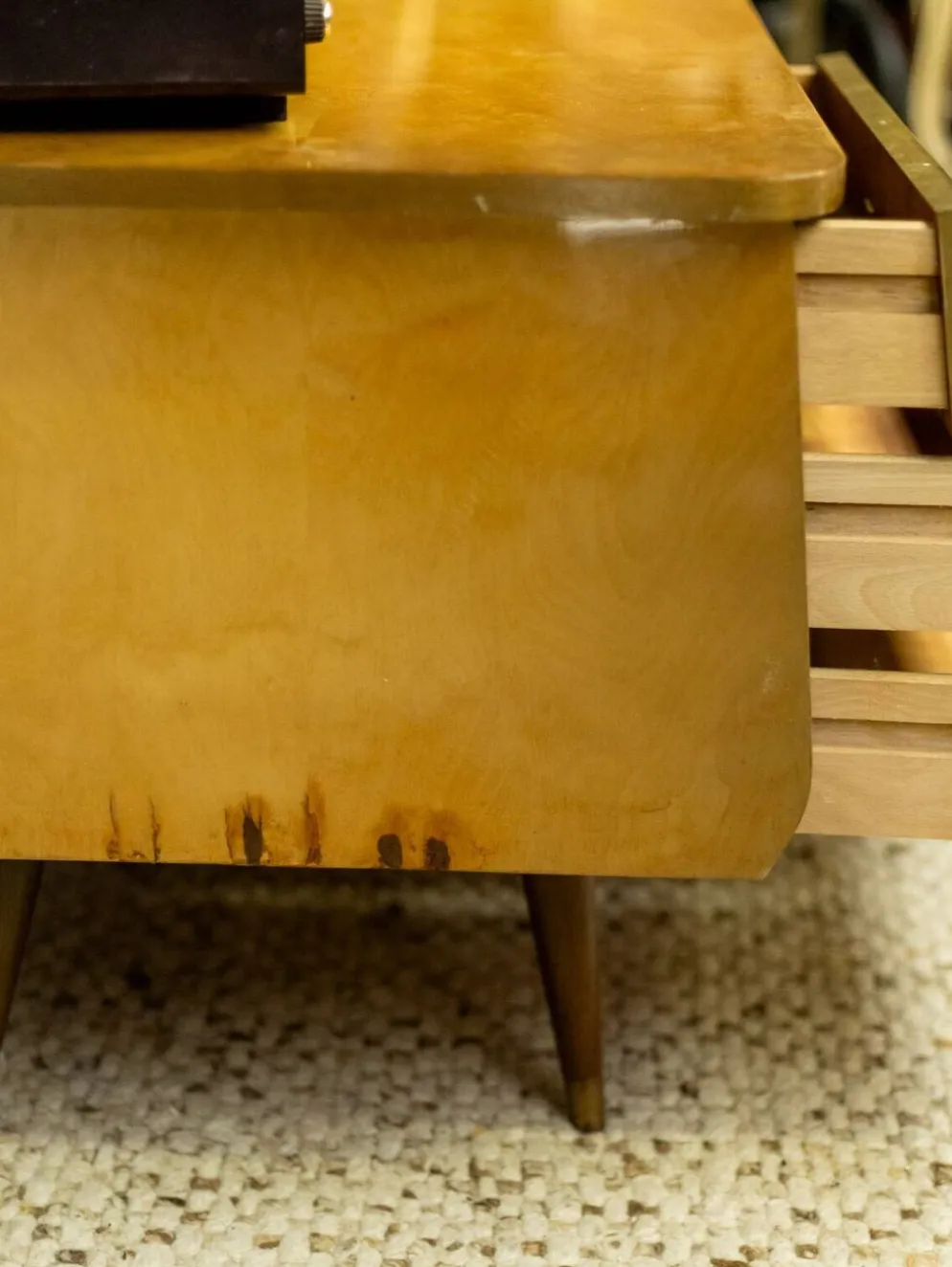 Enfilade meuble tv vintage look scandinave