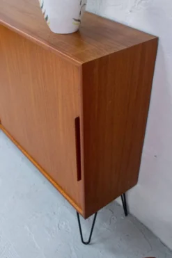 Enfilade Mid-Century en Teck de WK Möbel, Danemark, 1960s