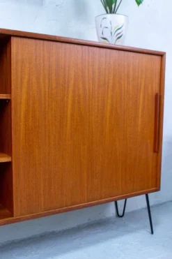 Enfilade Mid-Century en Teck de WK Möbel, Danemark, 1960s